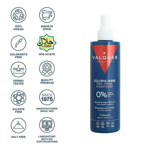 Acondicionador Bifásico Potenciador Color y Brillo Cabellos Teñidos - 300 ml