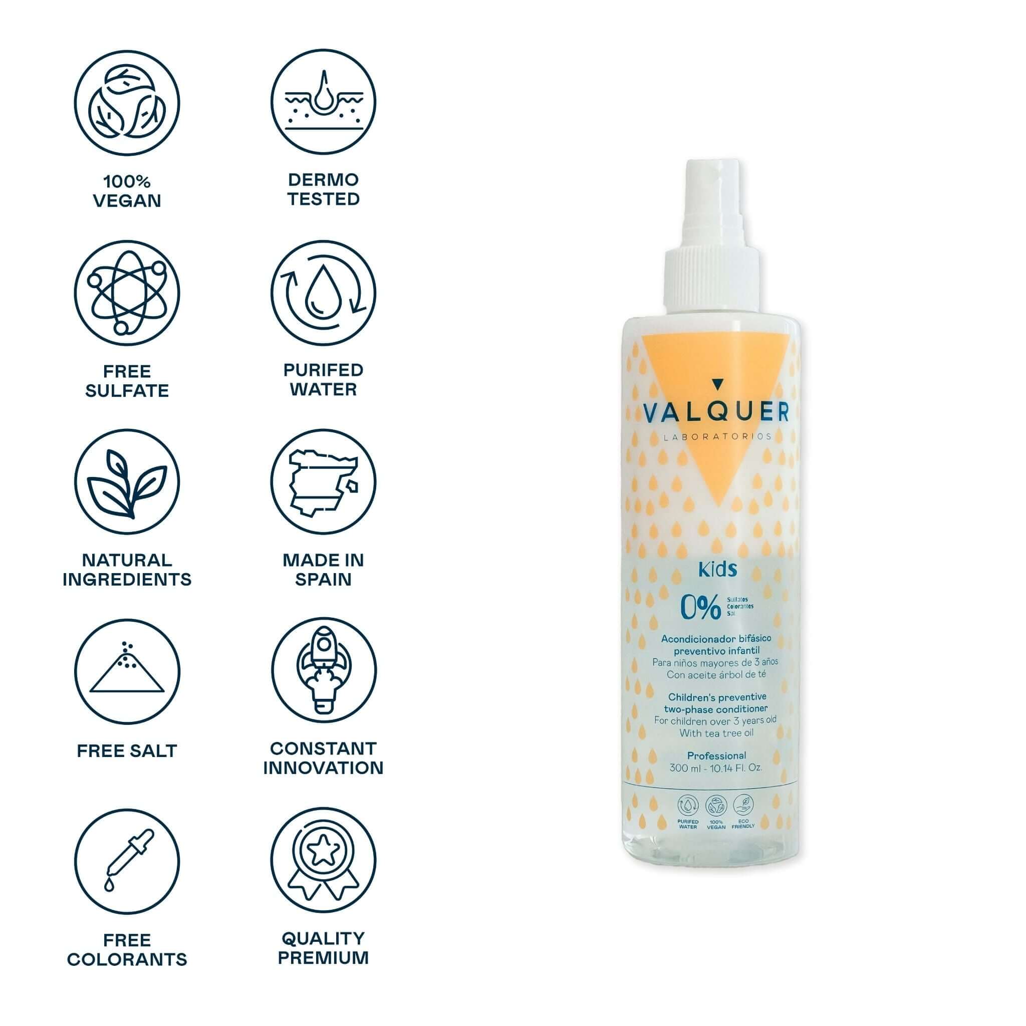 Acondicionador bifásico preventivo infantil - 300 ml