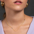 Cadena Birthstone Acuario