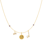 Collar Triple Zodiaco Acuario