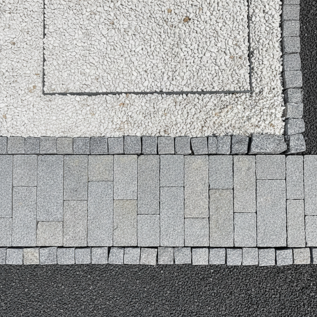 Adoquines Granito gris rústico