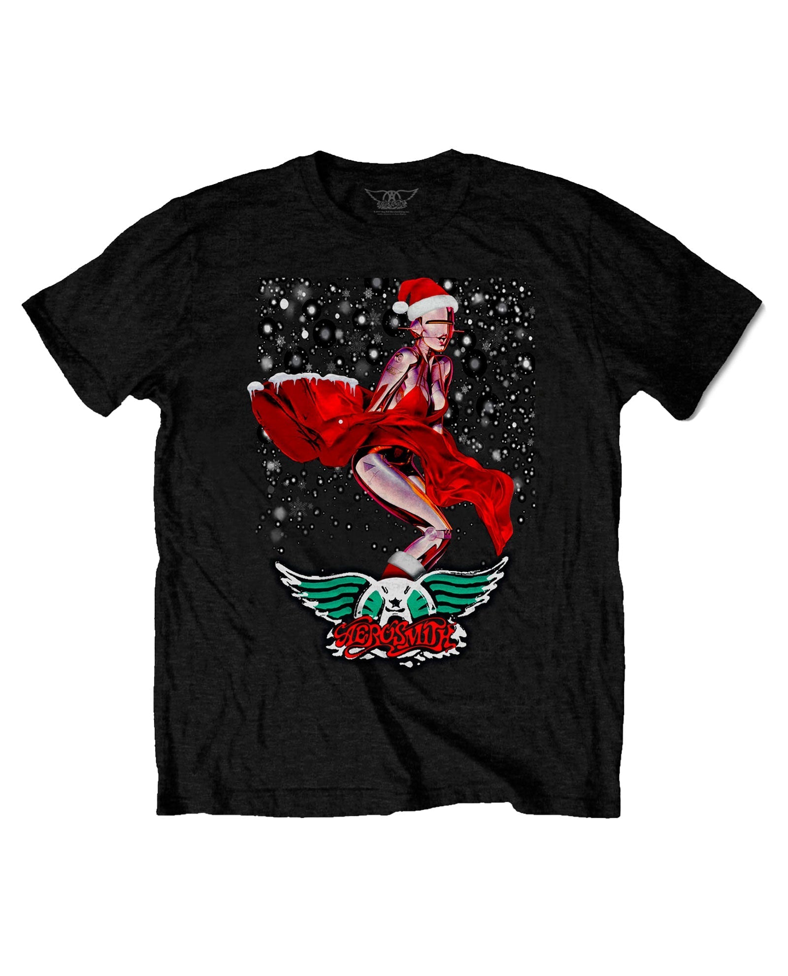 Aerosmith - Camiseta "Robo Santa" Unisex