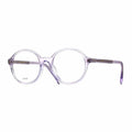 Celine Transparent Round Eyeglasses — Purple