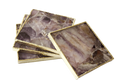 Amethyst Agate Coasters - Set of 4