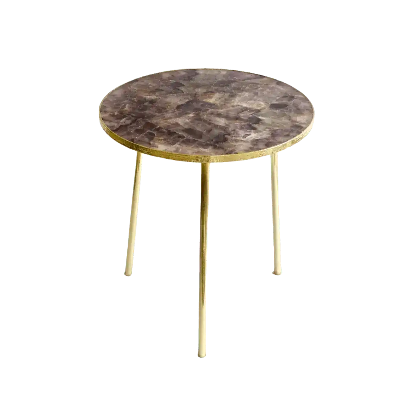 Amethyst Round Coffee Side Table