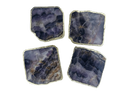 Amethyst Stone Coasters - Set of 4