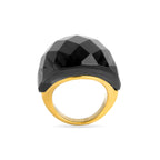 Anillo acabado en oro amarillo 18k