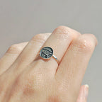 Anillo "Amuleto Ojo de Ra" en Plata de Ley 925