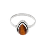 Anillo 'Anahi' de Ojo de Tigre - Plata de Ley