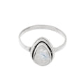 Anillo 'Anahi' de Piedra de Luna - Plata de Ley