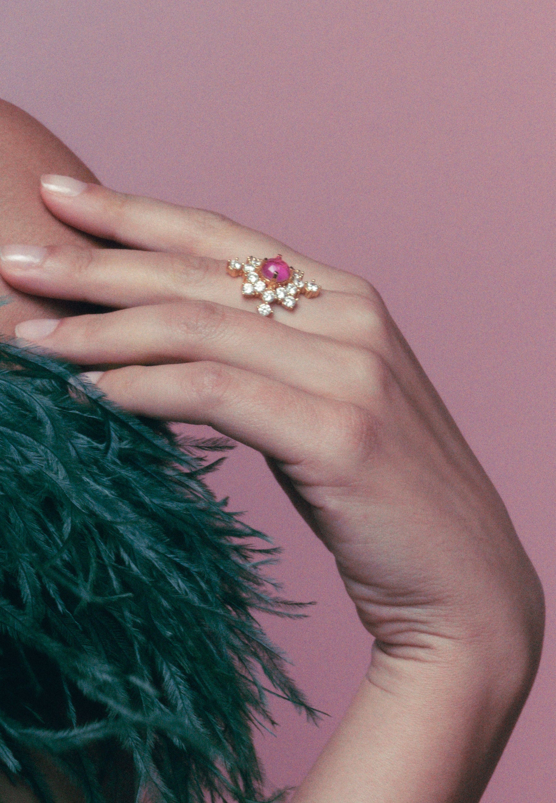 Anillo Altaira Fucsia