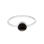 Anillo 'Juno' de Ónix - Plata de Ley