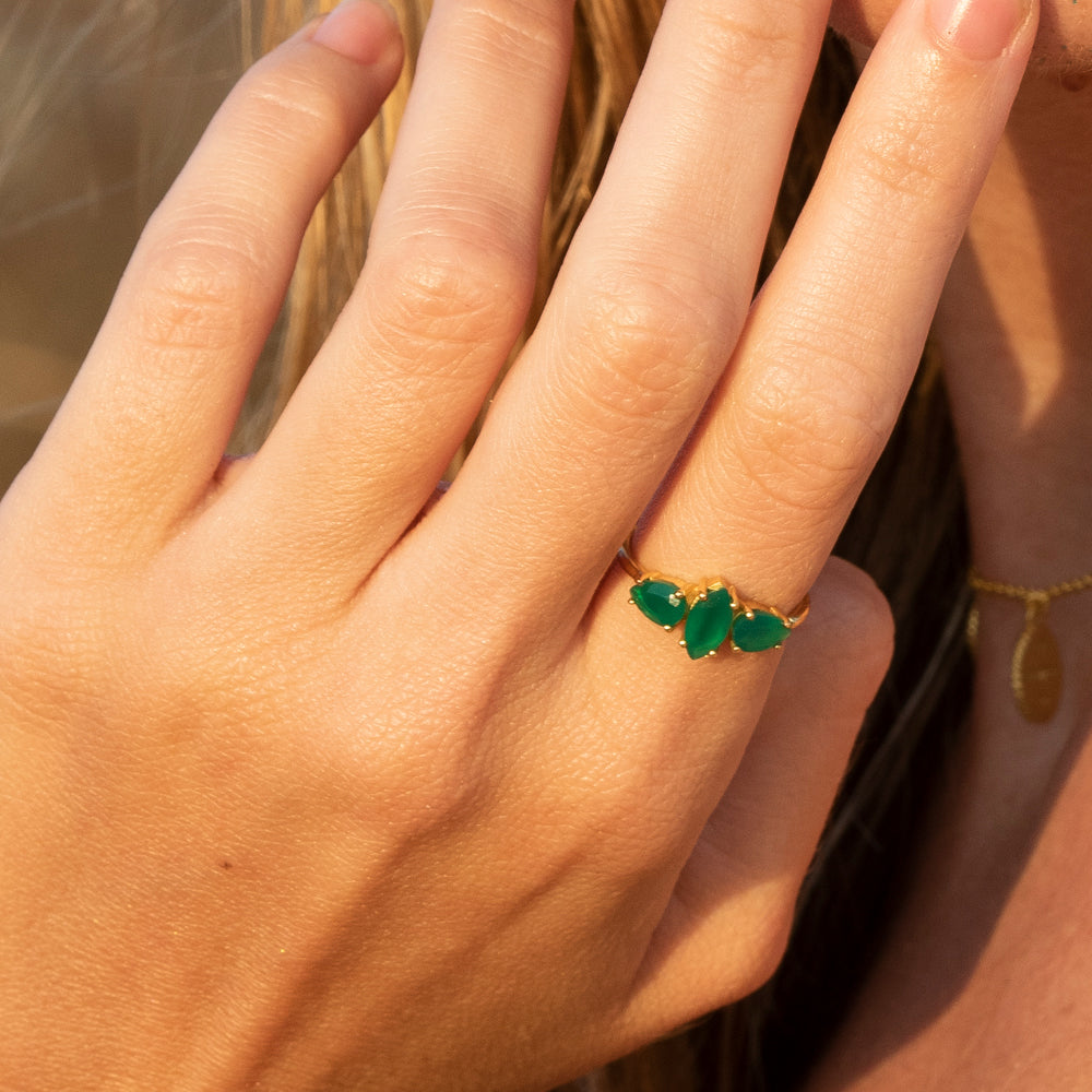 Anillo Kasia Verde