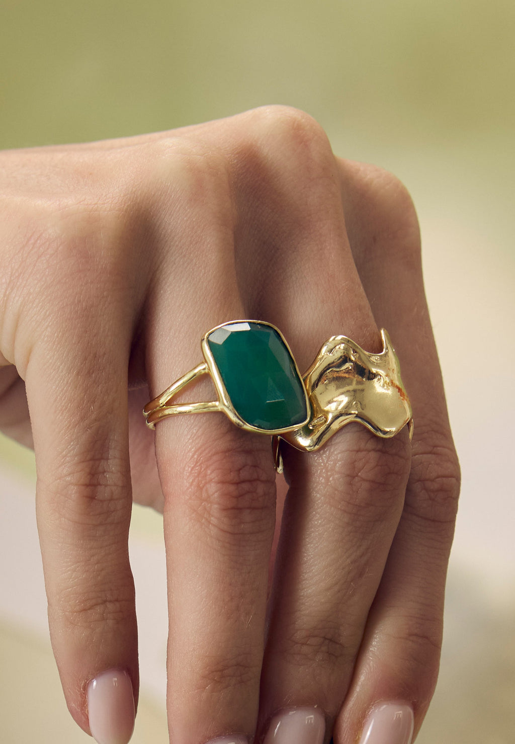 Anillo Stardust Verde