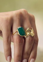 Anillo Stardust Verde