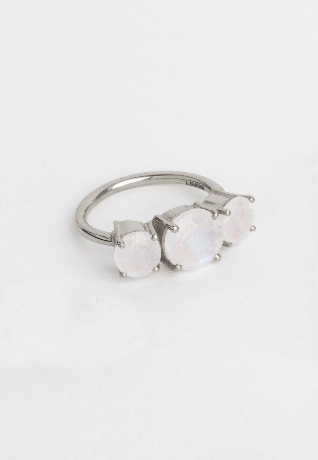 Anillo Plata Moonlight Blanco