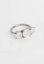 Anillo Plata Moonlight Blanco