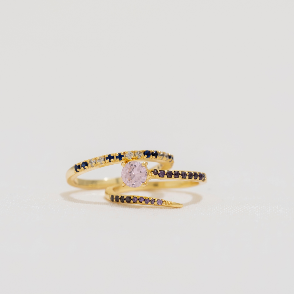 Anillo Alisa Rosa
