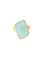 Anillo Stardust Aguamarina