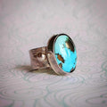 Anillo Celeste Ajustable