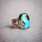 Anillo Celeste Ajustable