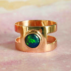 Anillo Ancho Egipcio con Ópalo