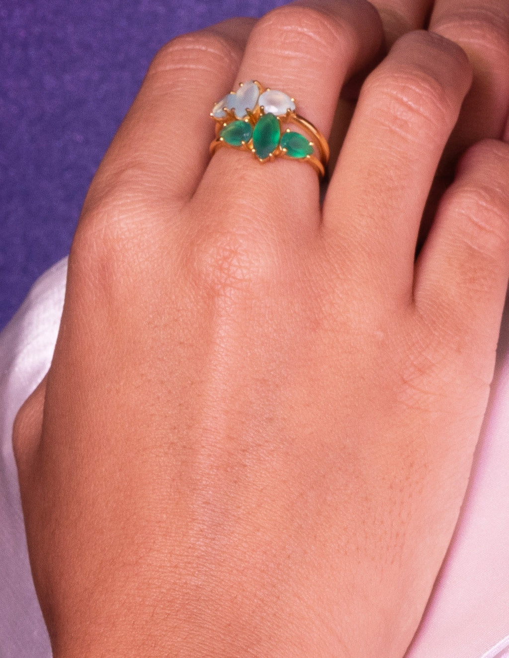 Anillo Kasia Verde