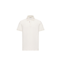 Moncler Short-Sleeve Cotton Piqué Polo — White