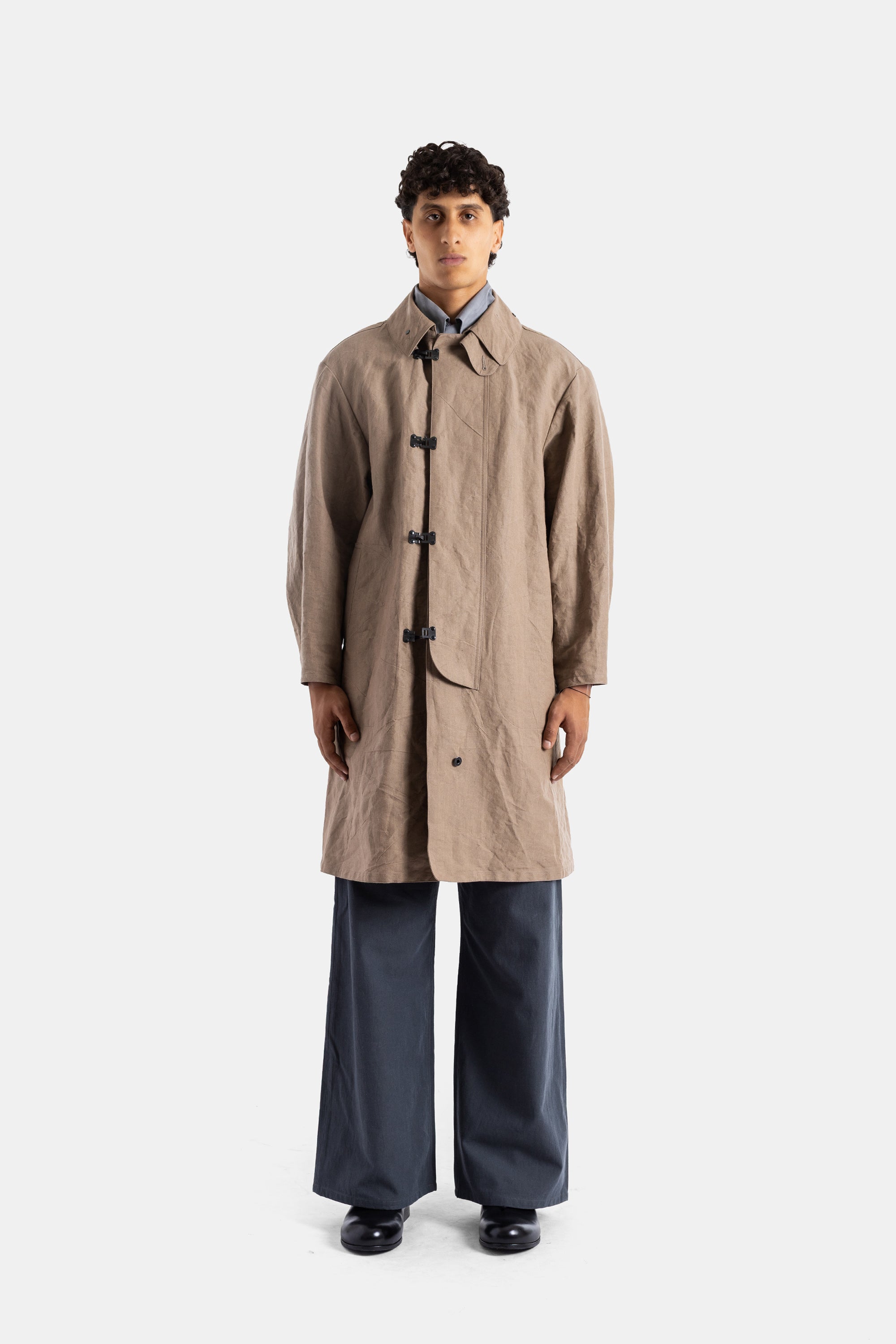 Taiga Takahashi Raincoat — Beige