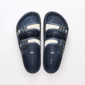 Birkenstock 1774 Canvas Two-Strap Sandal — Navy