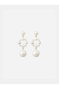 Sophie Bille Brahe Nebula Earrings — White