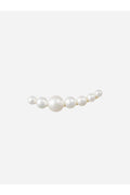Sophie Bille Brahe Croissant Moon Droit Necklace — White