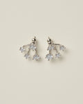 Panconesi Cluster Chandelier Earrings — Silver