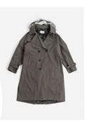 MM6 Maison Margiela Trench Coat — Gray