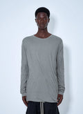 Rick Owens Oversize Long-Sleeve T-Shirt — Gray