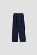 Marine Serre Trousers — Navy