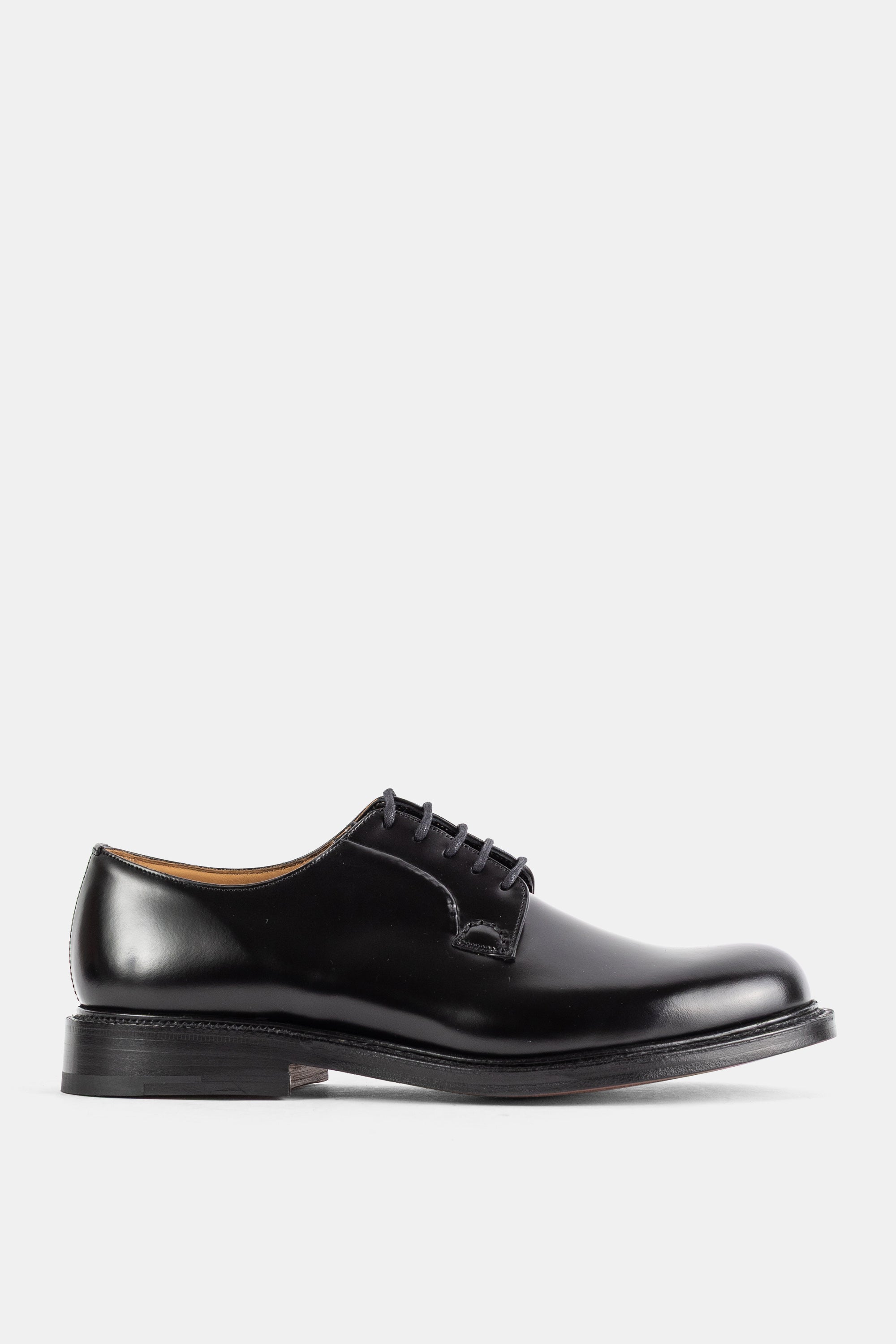 Church'S Shannon Derby Flat — Black