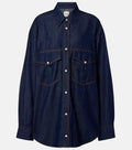 Khaite Christensen Shirt — Blue