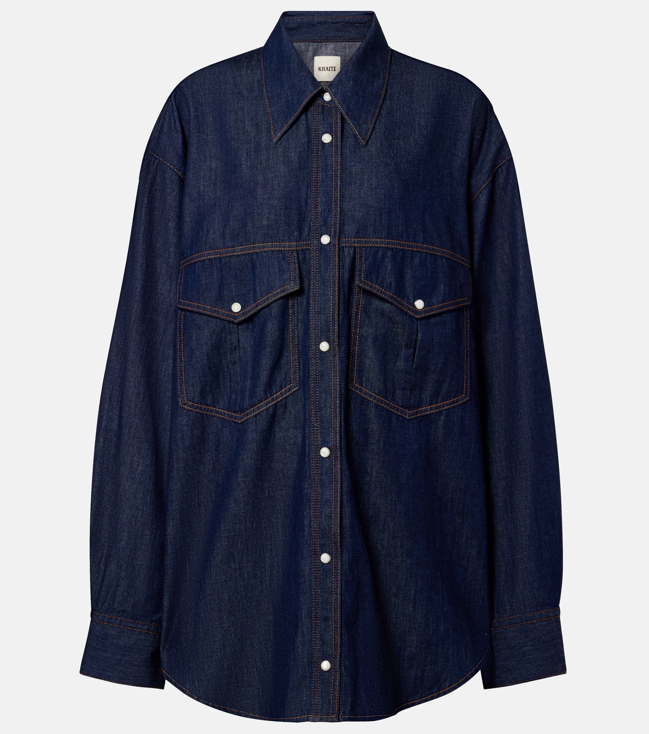 Khaite Christensen Shirt — Blue