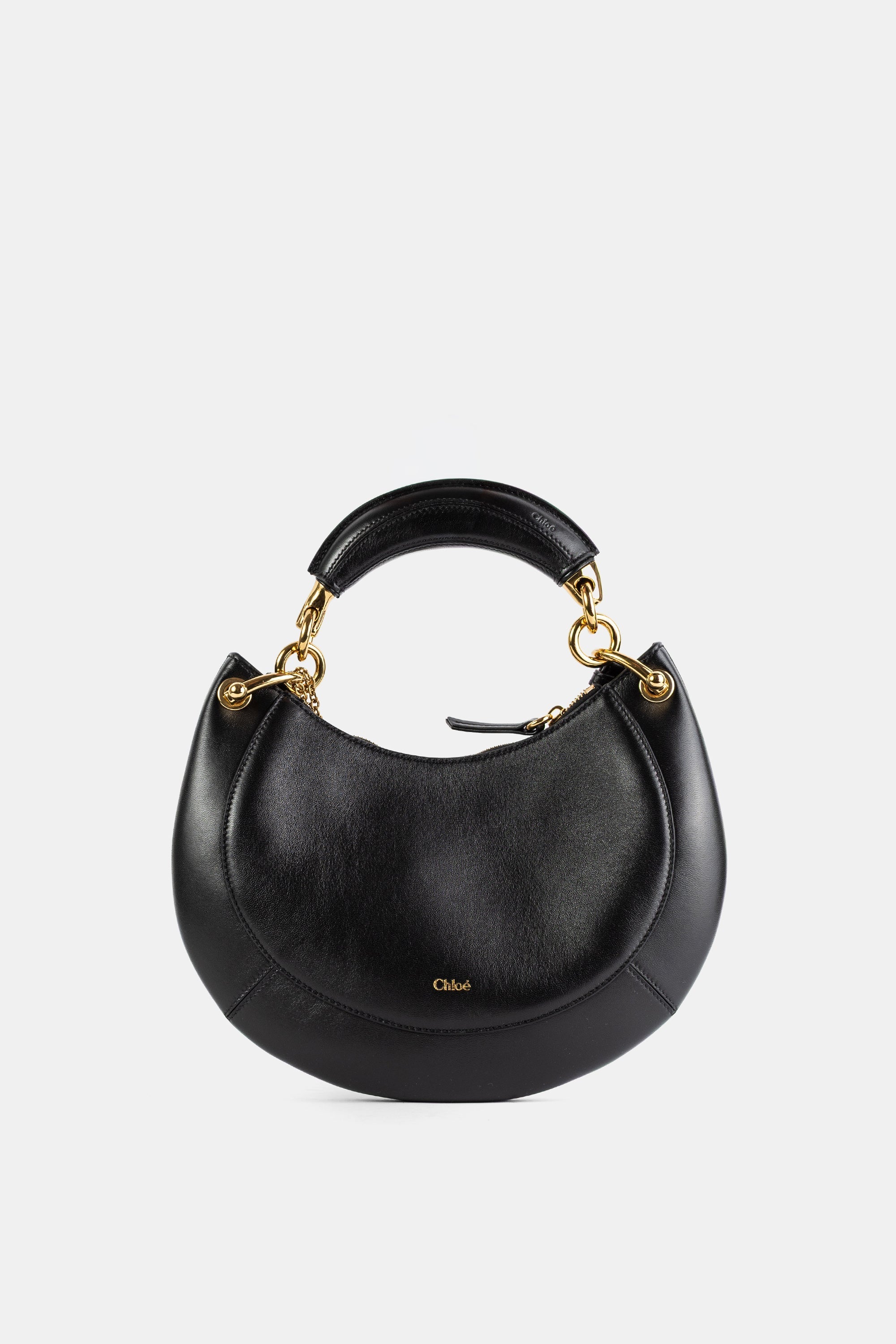 Chloé Banana Top Handle Bag — Black