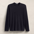 James Perse Longsleeve Crewneck T-Shirt — Navy