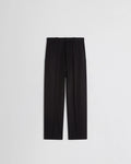 Phoebe Philo Oversized High-Waist Wool Trousers — Black