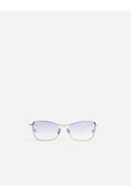 Matsuda M3147 Lavender Gradient Lenses Sunglasses — Silver