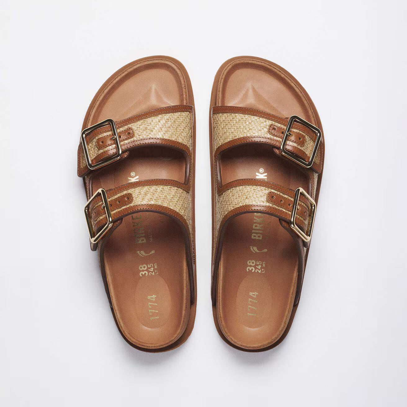 Birkenstock 1774 Arizona Sandal — Brown