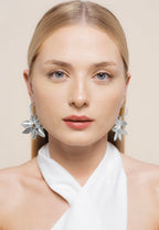 Aros Lotus Flower Plata