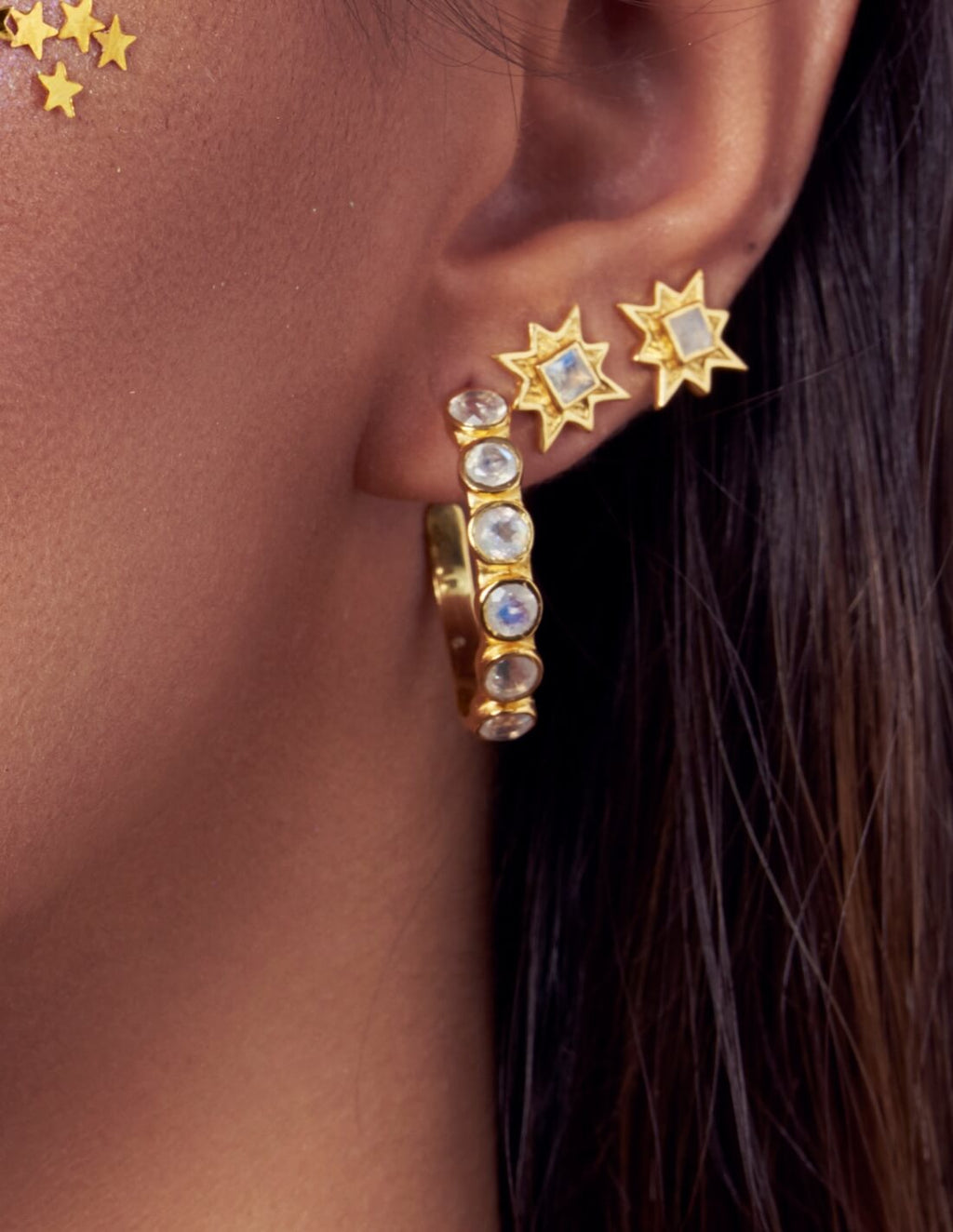 Aros Halley blanco
