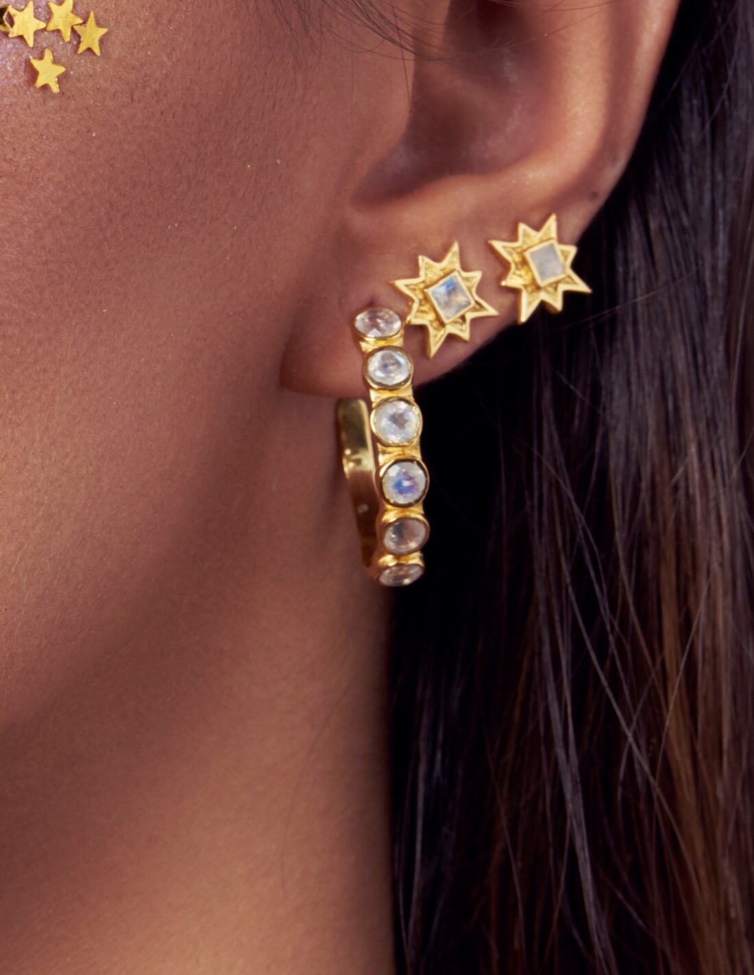 Aros Halley blanco