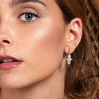 Aros Kasia Aguamarina
