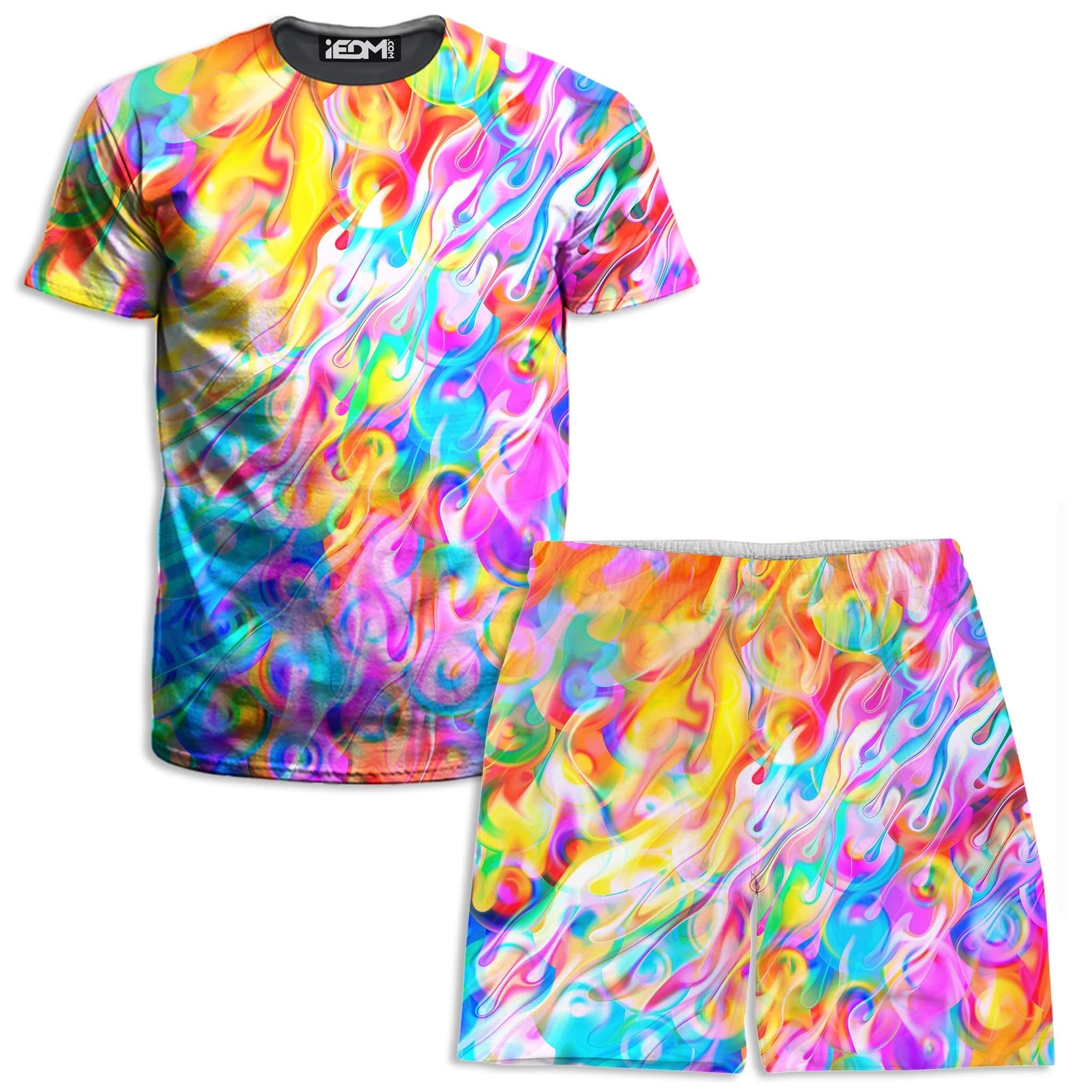 Blissful Drip T-Shirt and Shorts Combo