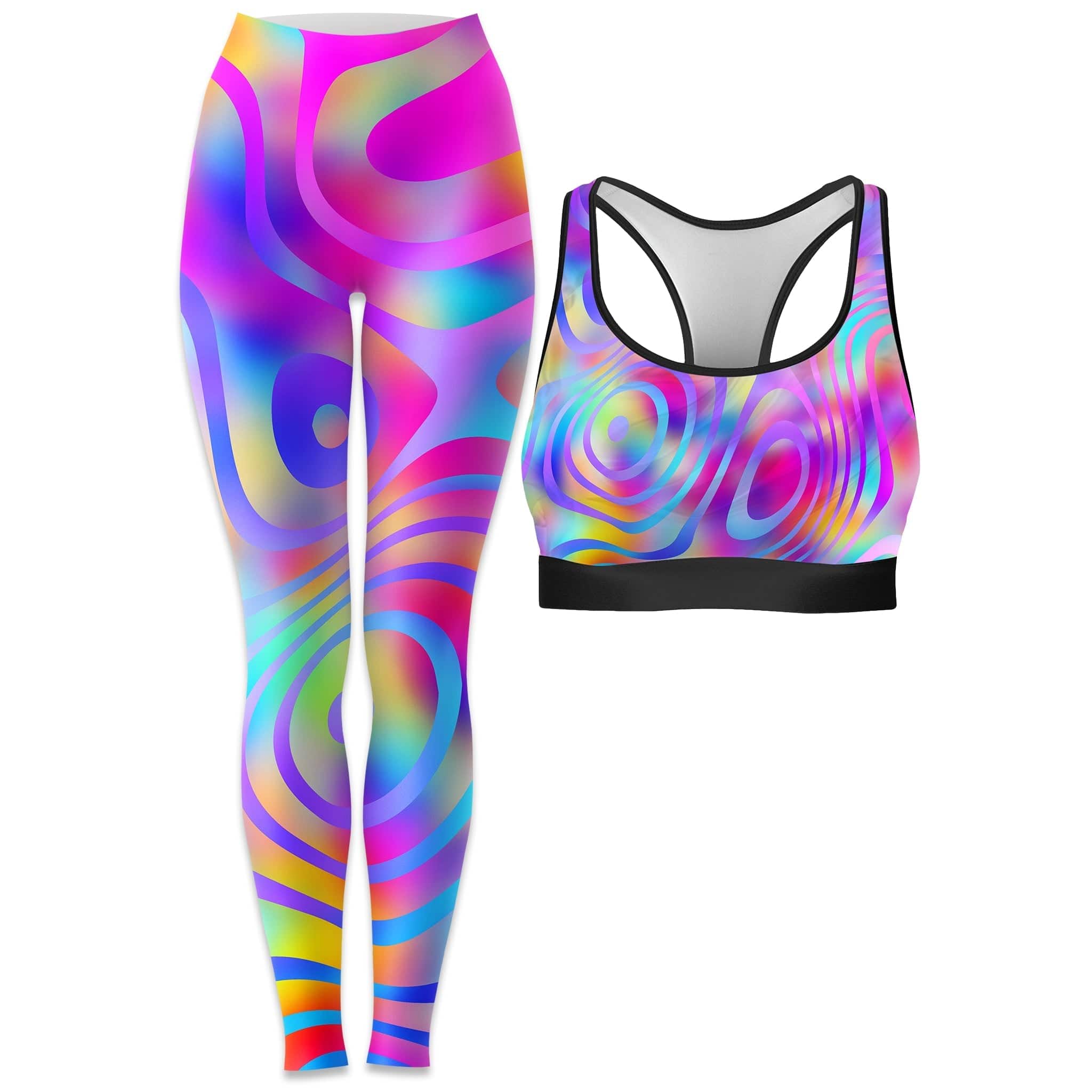 Cali Dreaming Rave Bra and Leggings Combo